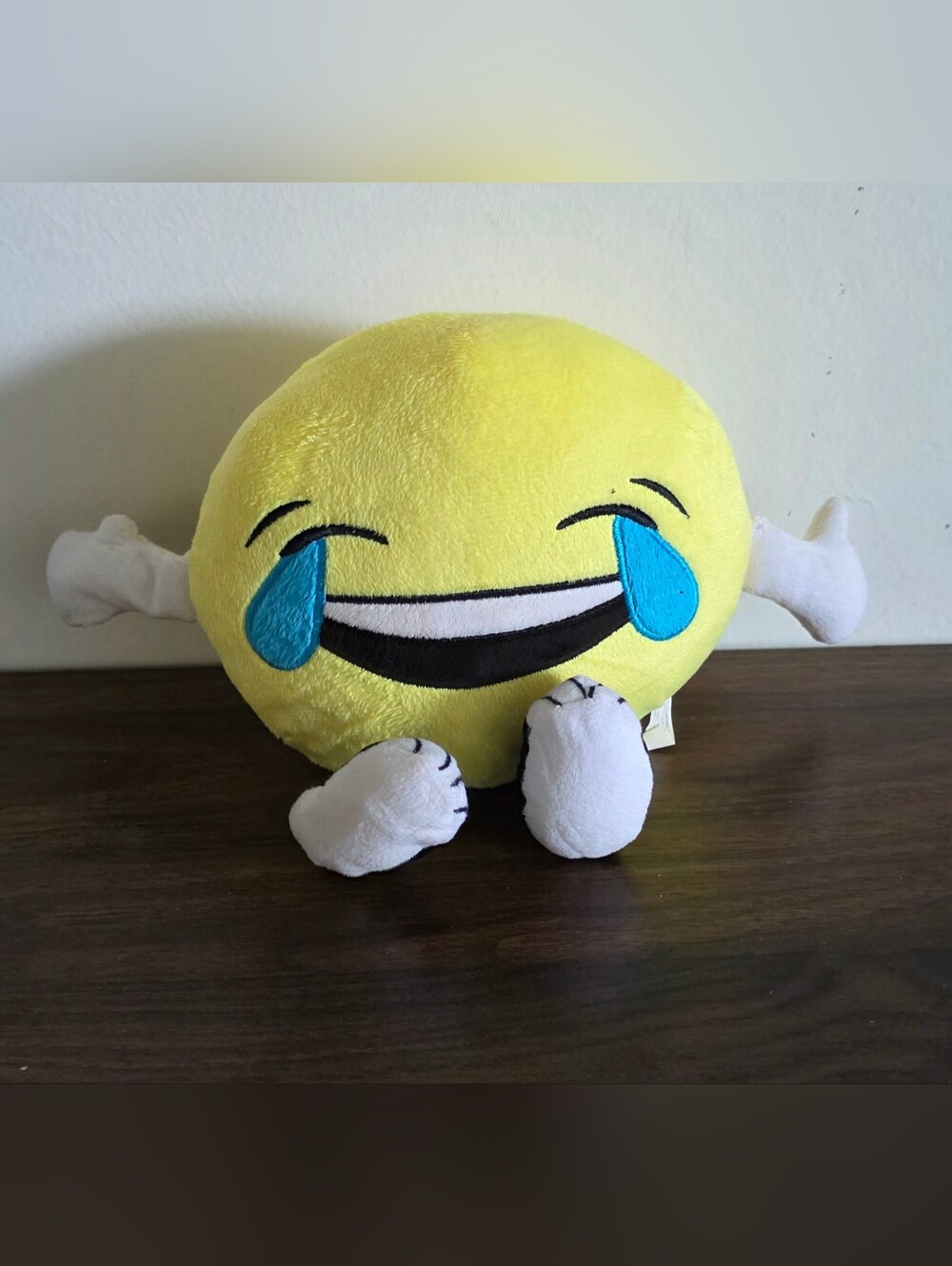 Emoji Plush Crying from Laughter with 10" Arms Bruce